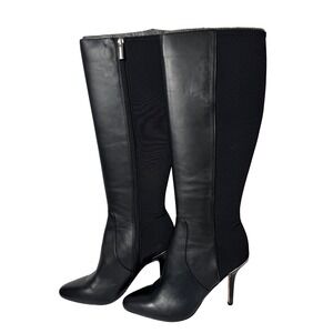 NEW White House Black Market Coralie Stiletto Knee High Boots Black Womens 7.5